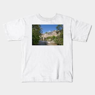 Bridge Stierchen, Unterstadt Grund, Alzette Valley, Luxembourg Kids T-Shirt